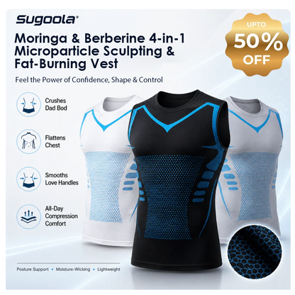 Sugoola® Moringa & Berberine 4-in-1 Microparticle Sculpting & Fat-Burning Vest🔥