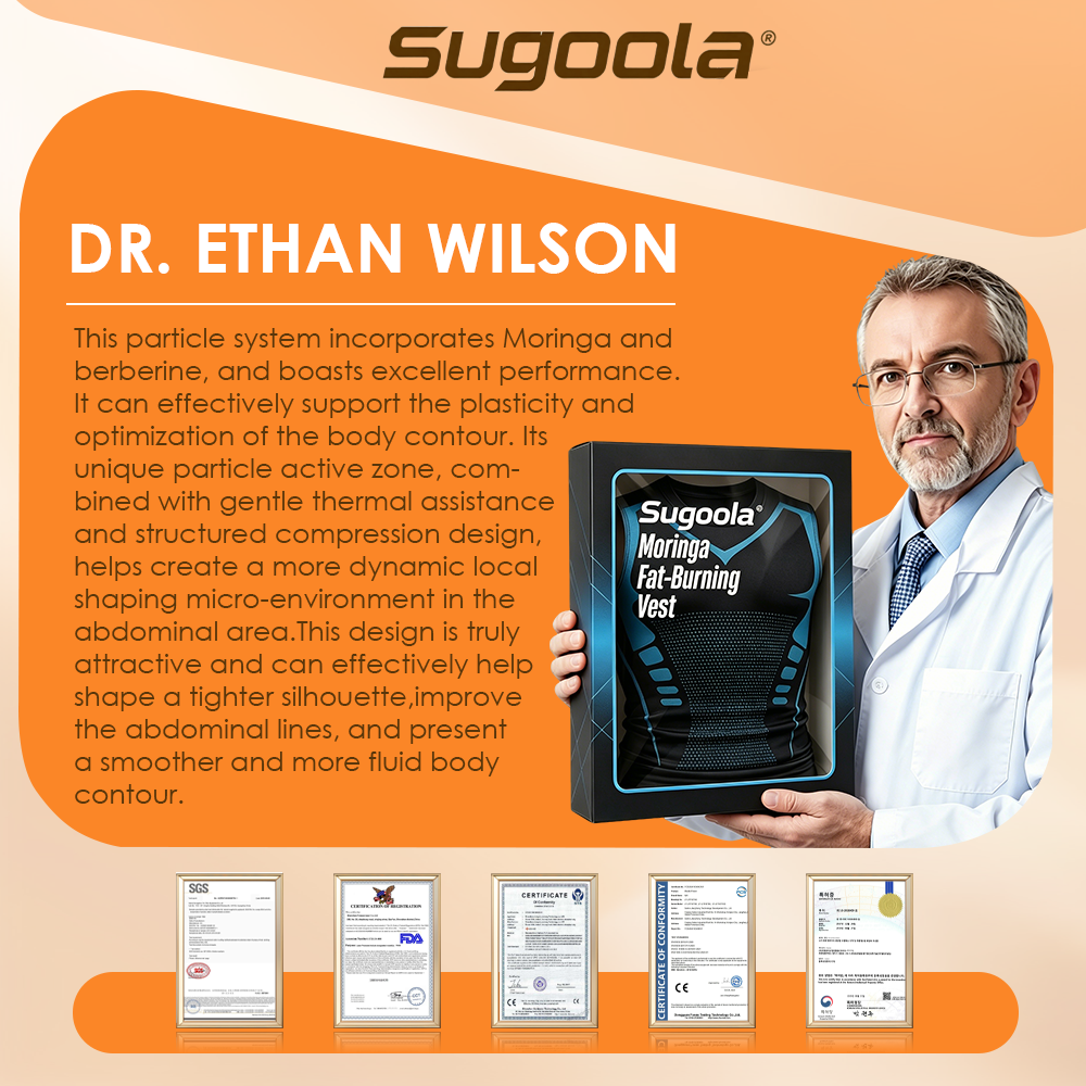 Sugoola® Moringa & Berberine 4-in-1 Microparticle Sculpting & Fat-Burning Vest🔥