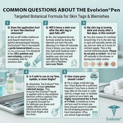 ✨Evolvion® 𝟕-𝐃𝒂𝘆 𝐒𝗸𝐢𝐧 𝐓𝒂𝗴 & 𝐒𝐩𝙤𝐭 𝐄𝐫𝒂𝐬𝙚𝐫 Painless & Scar-Free Advanced Imperfection Remova𝗜 Ro𝗜𝗜erba𝗜𝗜 Pen-up