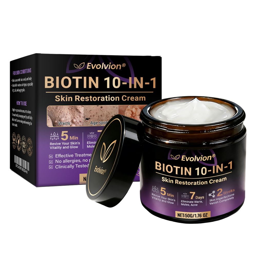 Made and Shipped from USA ✨Evolvion® Biotin 10-in-1 Skin Restoration Cream ✨