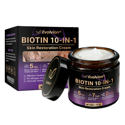 Made and Shipped from USA ✨Evolvion® Biotin 10-in-1 Skin Restoration Cream ✨