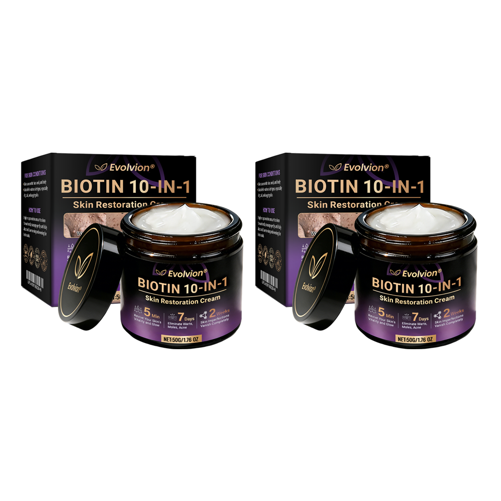 Made and Shipped from USA ✨Evolvion® Biotin 10-in-1 Skin Restoration Cream ✨