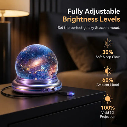 🔮Night Light Projector - Smart Holographic Star Projector💫-up