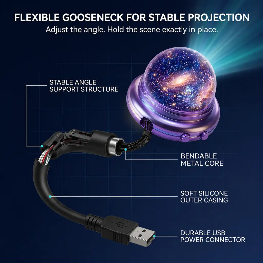 🔮Night Light Projector - Smart Holographic Star Projector💫-up